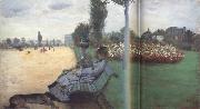 Giuseppe de nittis On a Bench on the Champs Elysees (nn02) oil painting picture wholesale
